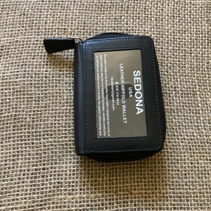 Porte-cartes de crédit accordéon SEDONA® avec fenêtre de licence