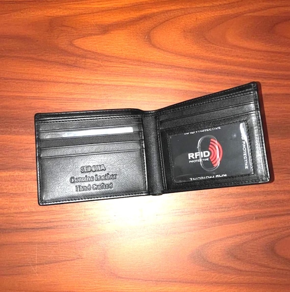 Cowhide Leather RFID Protected Minimalist Wallet