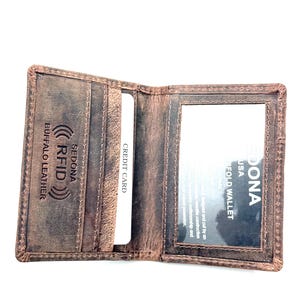 SEDONA® Buffalo Leather, RFID Credit Card Case
