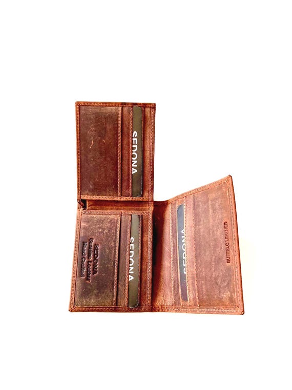 SEDONA® L-Shaped Wallet, Vintage finish with RFID Protection