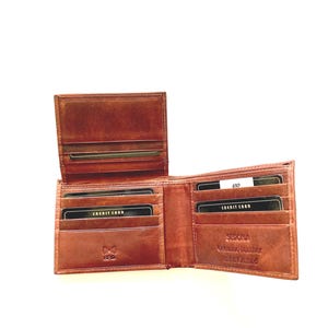 SEDONA®  RFID Bifold Leather Wallet with Hidden Cash Compartment