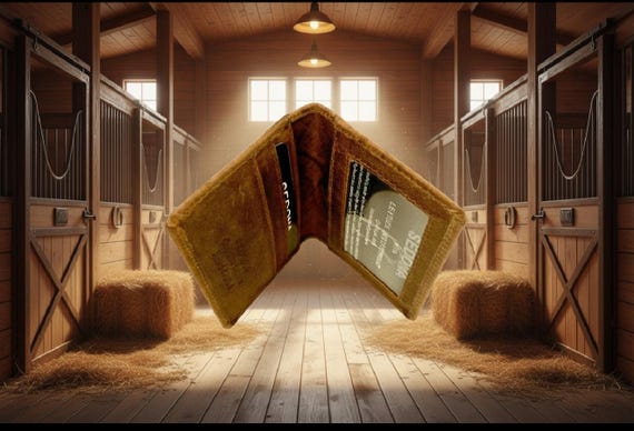 Buffalo Leather Minimalist Card Case with 3 id windows