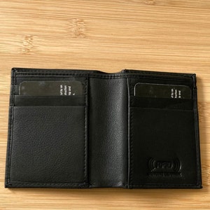 SEDONA® RFID Minimalist Bifold leather wallet