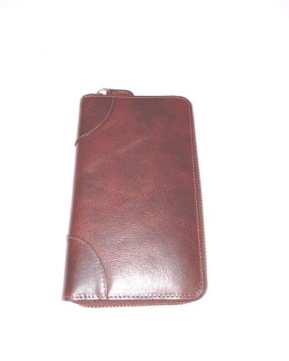 SEDONA® Women’s Wallet, Zipper, Buffalo Leather, RFID protective lining