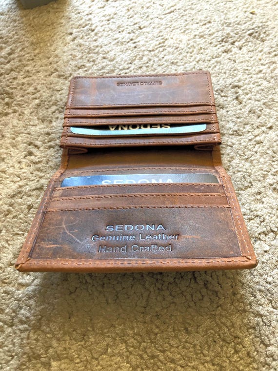 SEDONA® Buffalo Leather Business Card Case