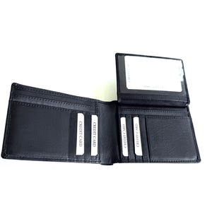 SEDONA® RFID  leather bifold wallet with 18 card compartments, one large ID window