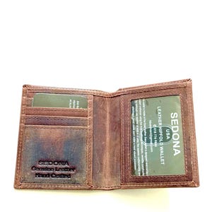 Carteira minimalista SEDONA® Bifold Couro de búfalo