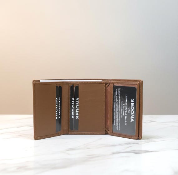 Full Grain Cowhide Leather Trifold Wallet