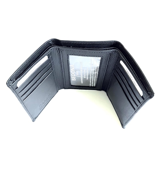 SEDONA® RFID Trifold leather Wallet with 8 credit card slots