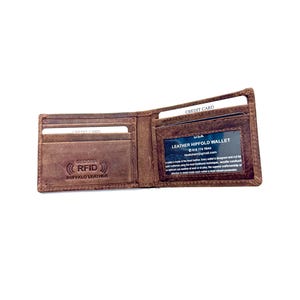 SEDONA® Minimalist Buffalo Leather Wallet with RFID Protection