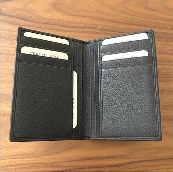 Full Grain Cowhide Leather Minimalist Credit Card Case