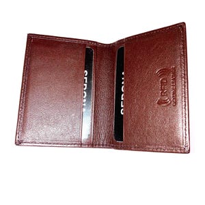 Porta carte di credito RFID in pelle SEDONA®
