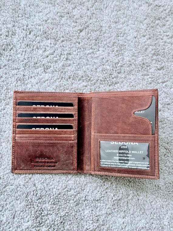 SEDONA® Buffalo Leather Hipster Wallet