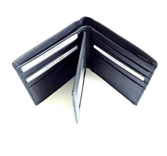SEDONA® RFID Bifold Leather Wallet with Center Flap, 12 card slots
