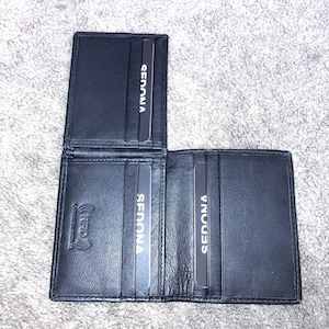SEDONA® Lförmige RFID-Leder Geldbörse, 9 Kreditkartenfächer