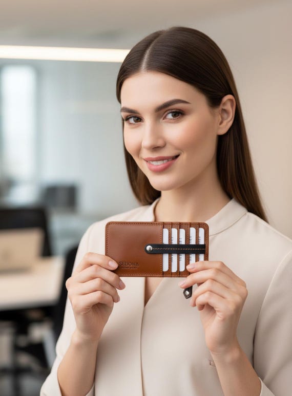 Women's Minimalist Card Case Wallet