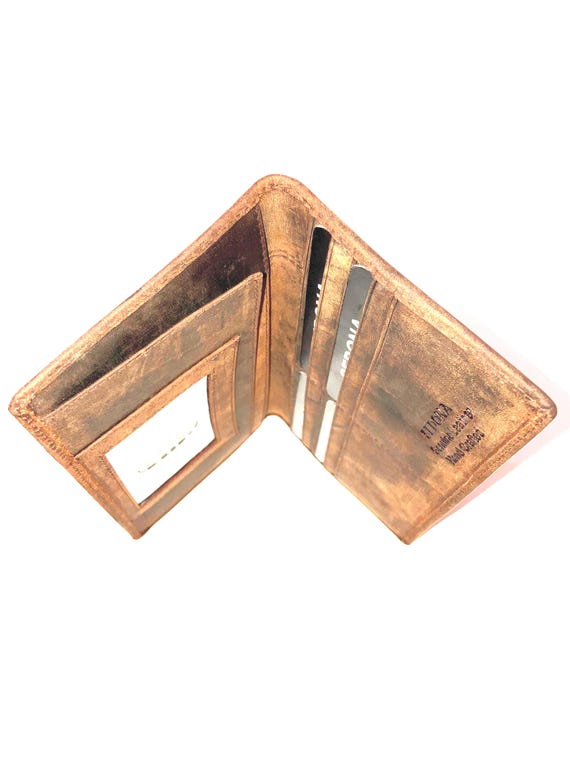 SEDONA® Roper Wallet Buffalo Leather, Vintage look
