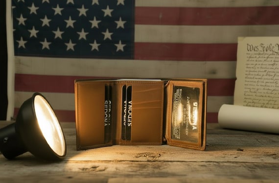 Full Grain Cowhide Leather Trifold Wallet