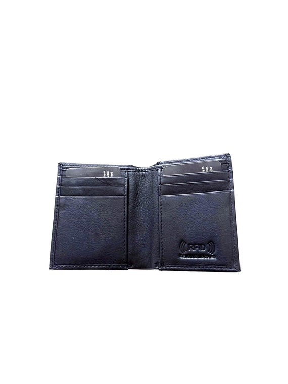 Cowhide Leather Minimalist Wallet with RFID Protected