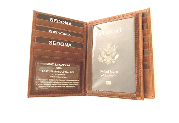 SEDONA® Buffalo leather Passport Wallet