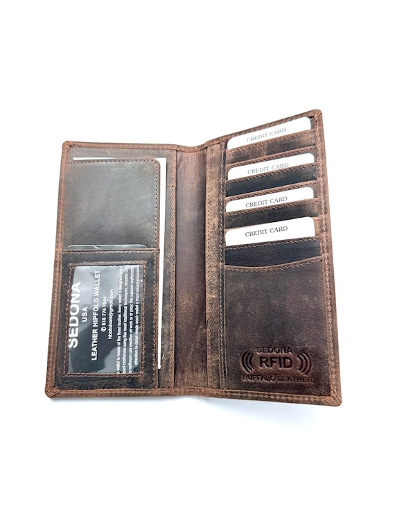 SEDONA® Vintage Buffalo Leather Long Wallet