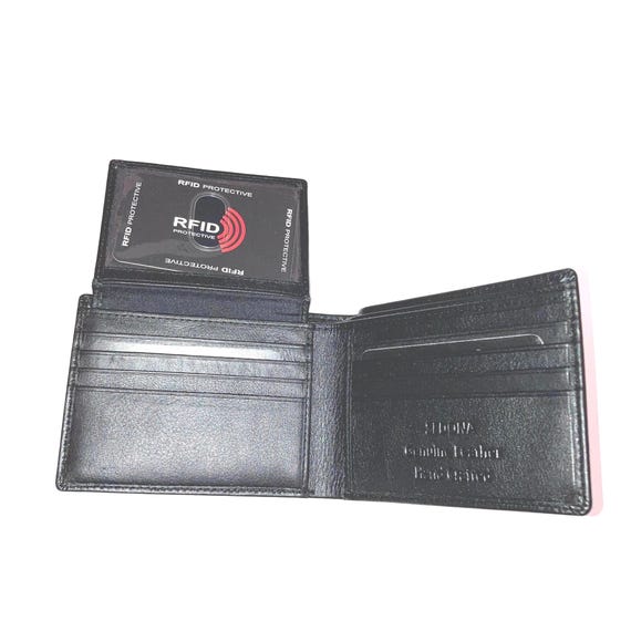 Protected Leather Wallet with pullout license Window