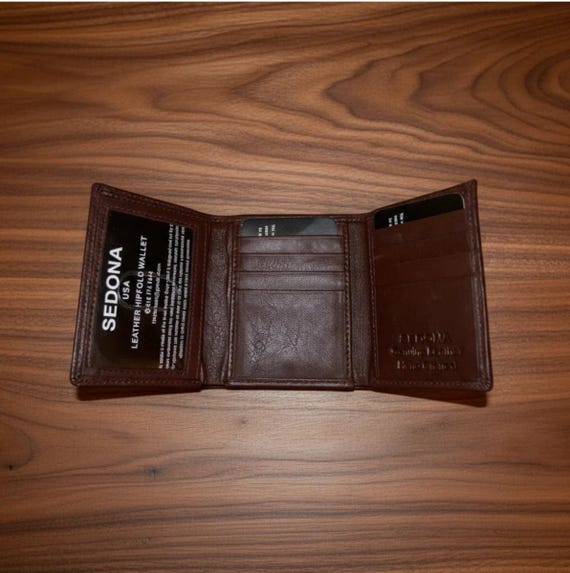Cowhide Leather Minimalist Leather Trifold wallet