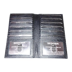 Porte-cartes de crédit SEDONA® en cuir de vachette nappa