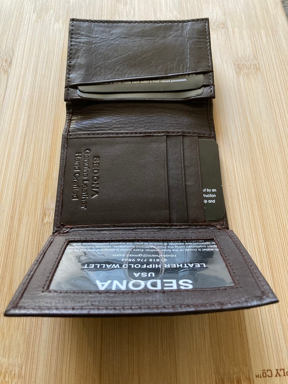 L Shaped Wallet-RFID Security – SEDONA™ Leather Goods