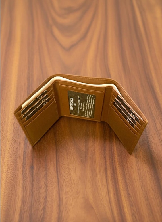 Full Grain Cowhide Leather Trifold Wallet