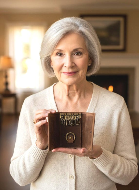 Key Holder in Vintage Buffalo Leather