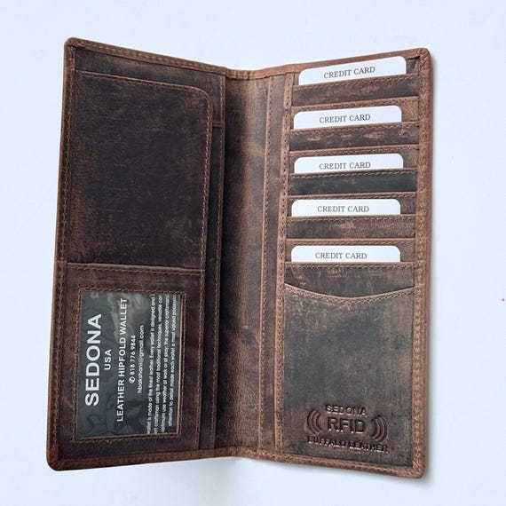 SEDONA® Buffalo Leather long wallet