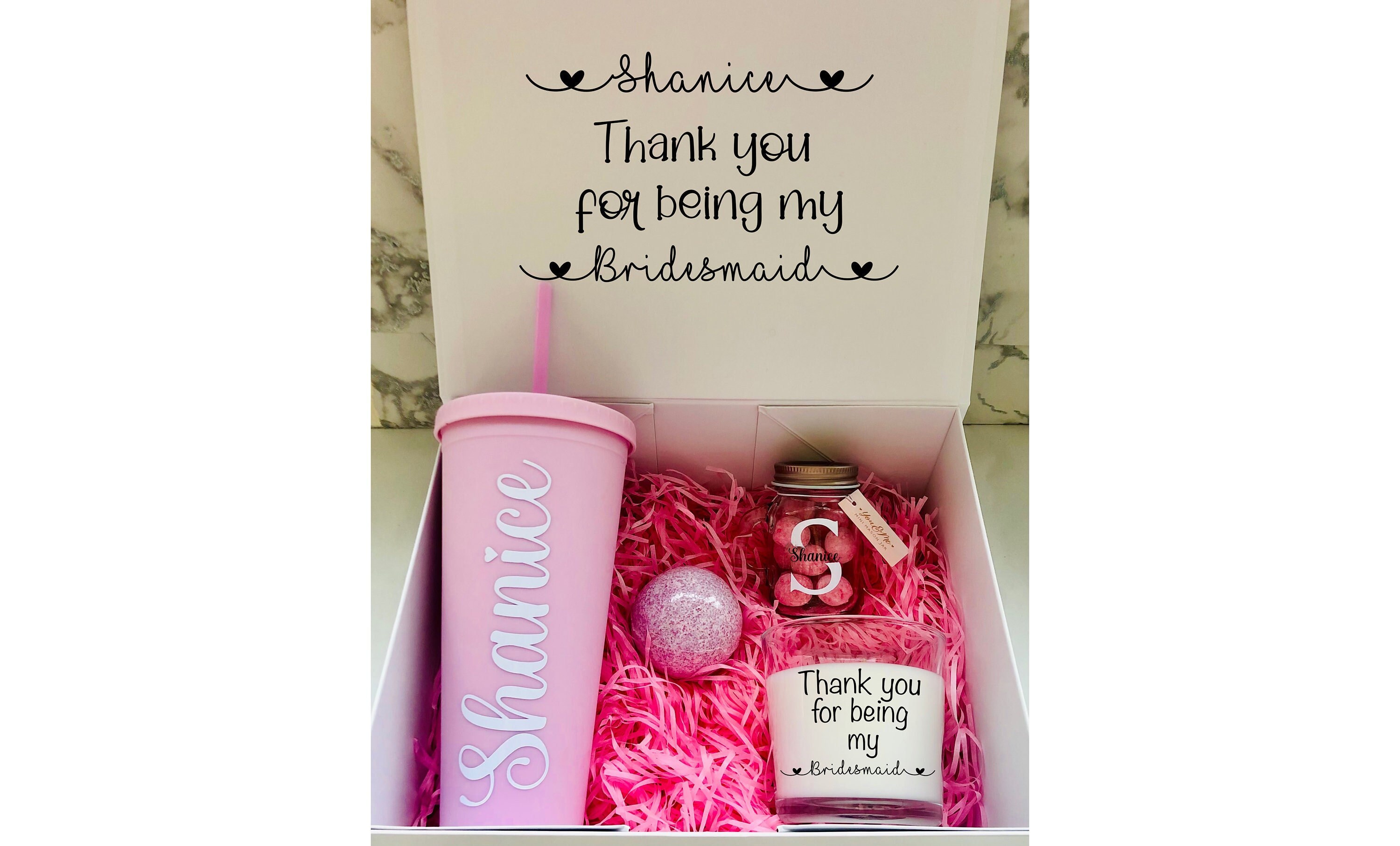 Bridesmaid Gifts Thank You Bridesmaids Gift Bridesmaids Etsy UK