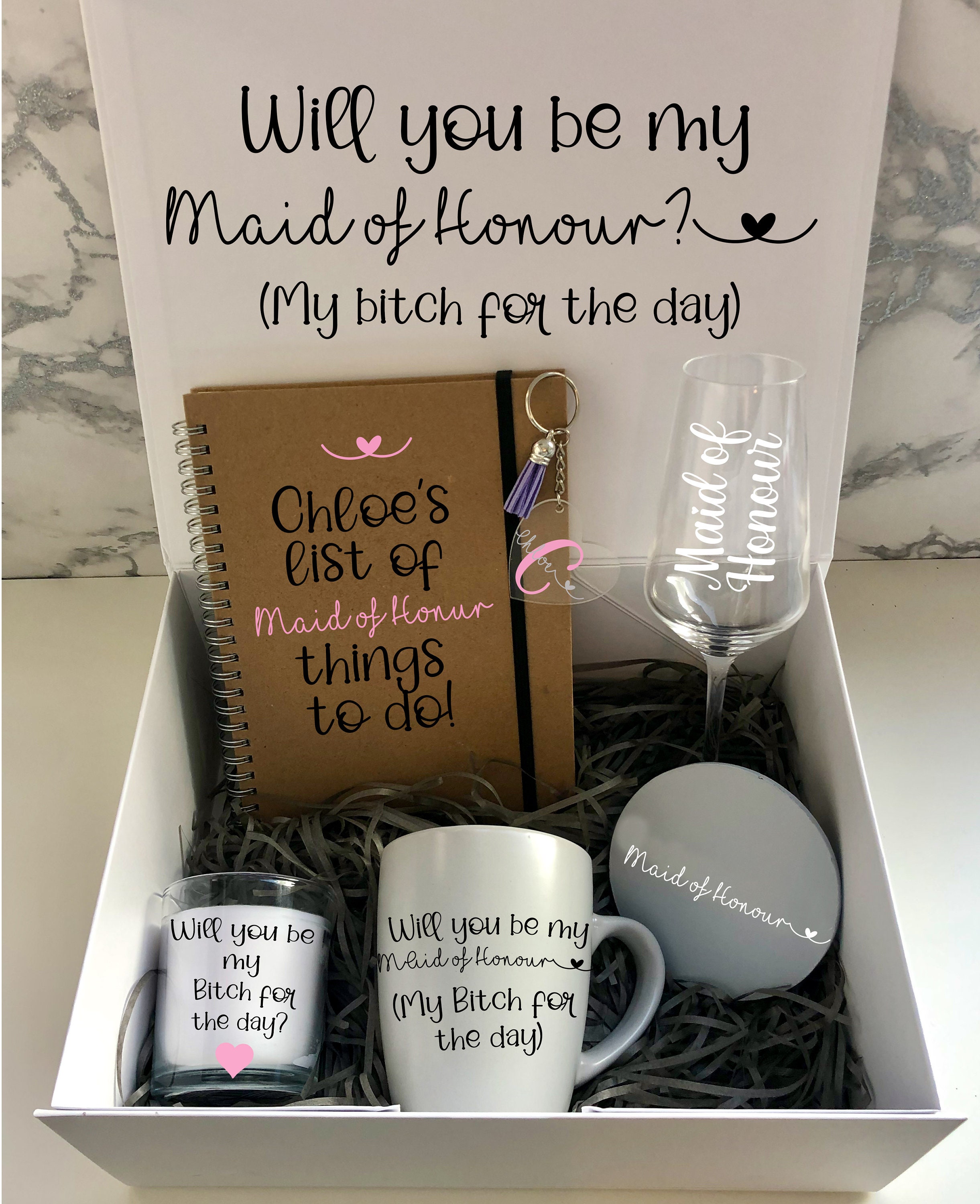 Bridesmaid Gifts Thank You Bridesmaids Gift Bridesmaids Etsy UK