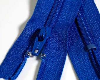 YKK #3 Coil (9, 12" / 22.9, 30.5cm) - 115 Sapphire Blue - Set of 5. Zipperloft - Canadian Supplier.