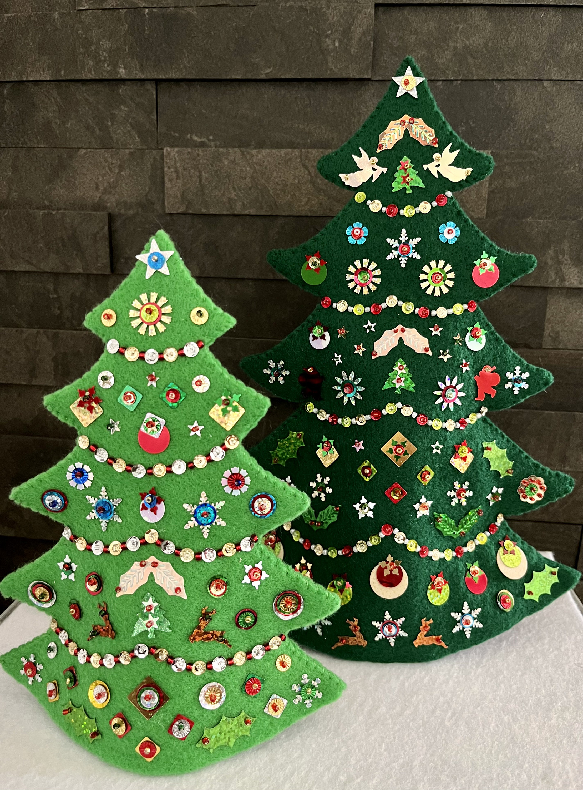 Felt Holiday Trees Etsy