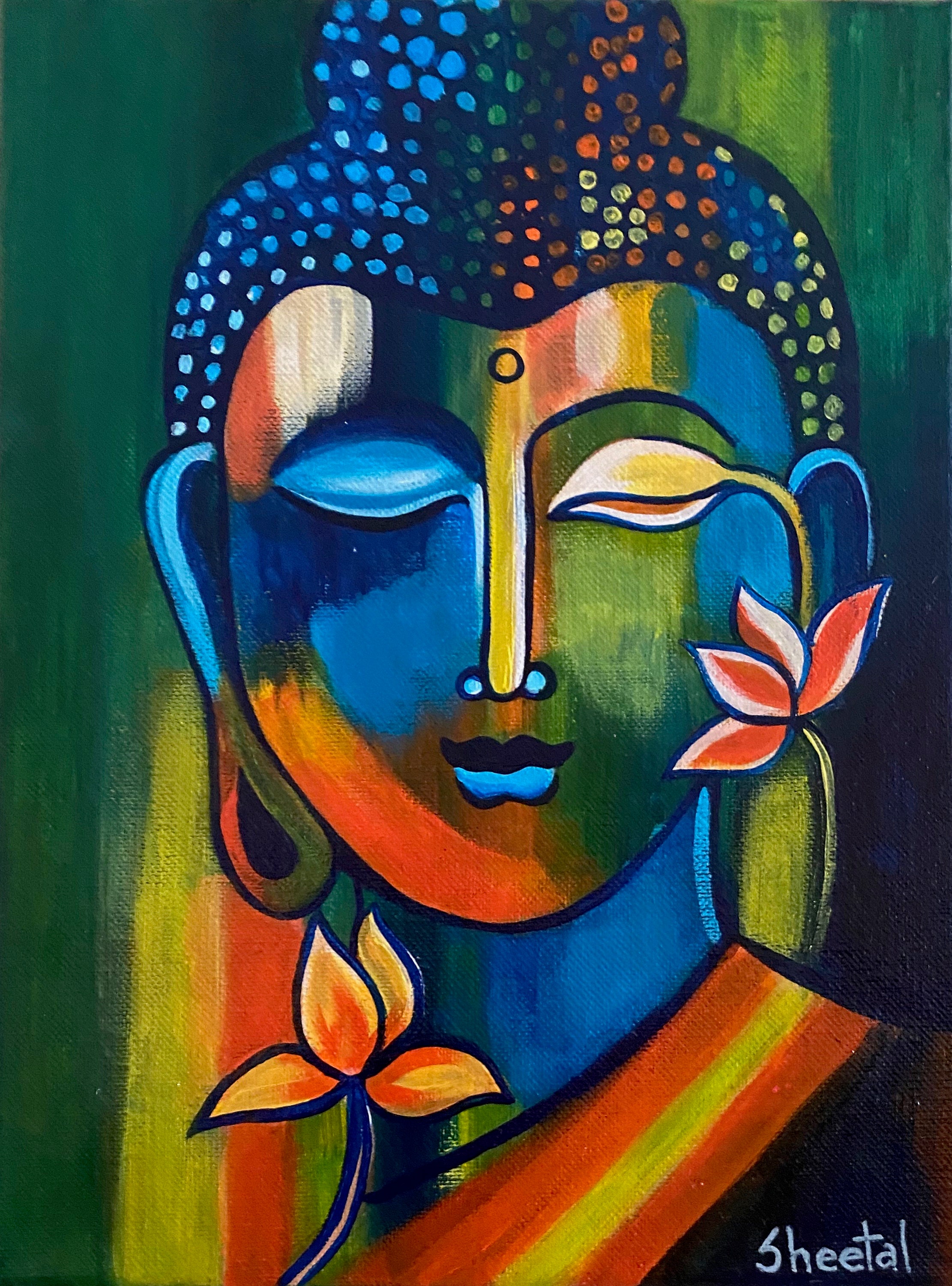 Buddha modern art deals