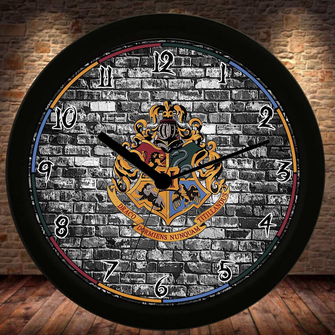 Harry Potter Hogwarts 9 Custom Clock Etsy
