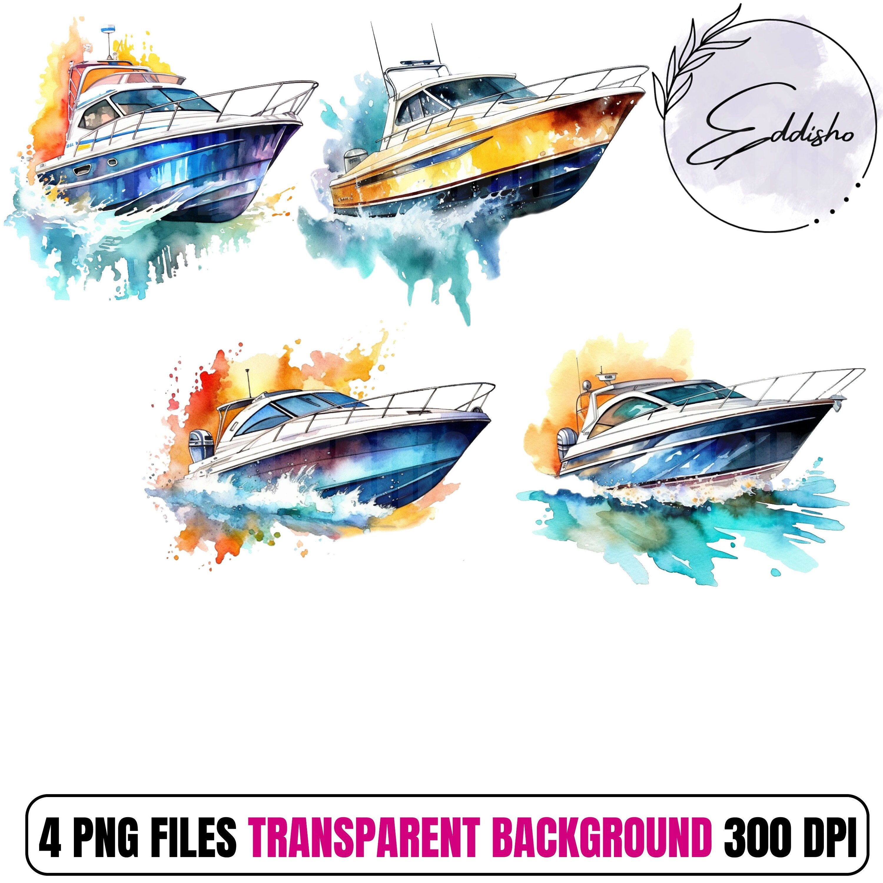 Modern line art speed boat illustration design Stock Vector Image