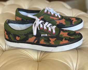 mens camo slip on shoes