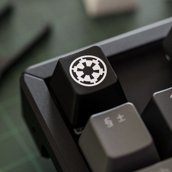 Star Wars Keycap Imperial Empire Logo Artisan Key Cap Cherry MX Gateron Kailh Razer Mechanical Keyboard R4 R3 R2 R1 OEM Doubleshot Keycap