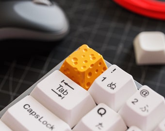 Copritasti Cheese 3D Artisan per tastiera Cherry MX Gateron Kailh Razer Logitech Steelseries R4 / R1 Cherry Profile ESC Keycap