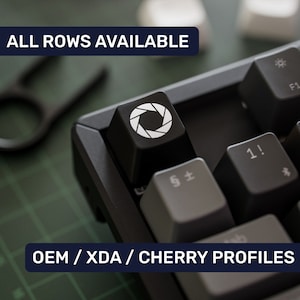 Portal Keycap Half Life Aperture Science Cherry MX Gateron Logitech Razer Mechanical OEM / Cherry / Xda Profiles Custom Doubleshot Artisan