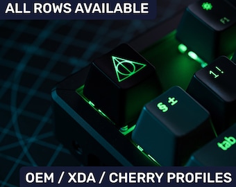 Podświetlane klawisze RGB Harry'ego Pottera do klawiatury mechanicznej Cherry MX Gateron Kailh Razer Switch XDA Cherry OEM Profile Shine Through