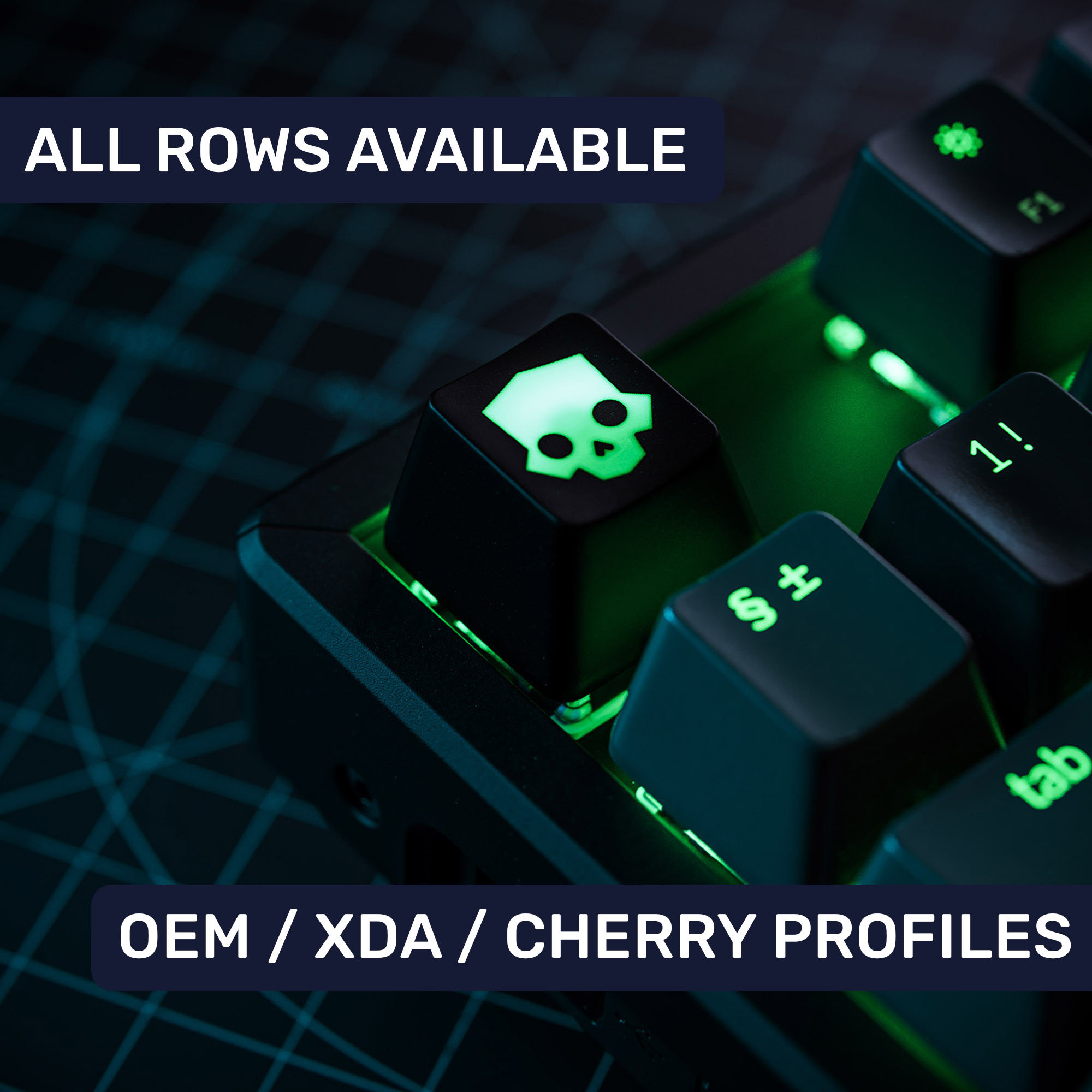 Helldivers Backlit RGB Keycap for Cherry MX Gateron Kailh Razer