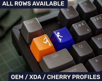 Portal Tastenkappen Cherry MX Gateron Logitech Rasierer Switch Mechanische Tastatur Soem / Cherry / Xda Profilen Doubleshot Keycap Artisan Tastenkappen