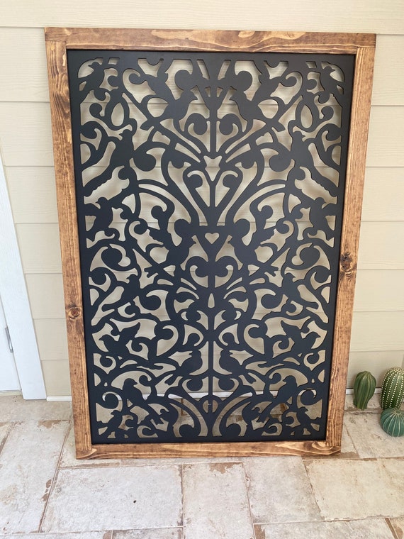 Decorative Window Screen Etsy