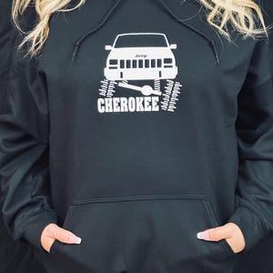 ★JEEP★ Cherokee Racing V-neck Sweatshirt Jeep Cherokee Xj Sweatshirt - Etsy