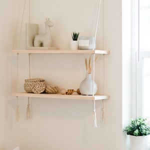 ivory shelves for nursery