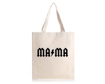 Mama Tote Bag, Tote Bag, Book Bag, Gift For Her, Gift for Mom, reusable bag, grocery bag, canvas tote bag, shopping bag, bag, Mother's Day